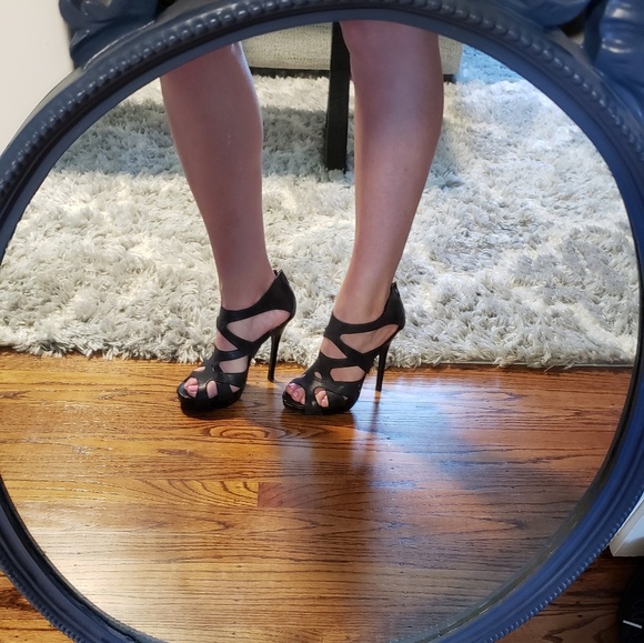 Aldo strappy zip up heels - Picture 1 of 6